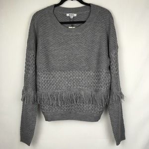BB Dakota Heathered Grey Candace Sweater Size M